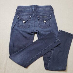 Euc Hudson Jeans Mid Rise Collin Skinny Flap Pocket Jeans Size 28